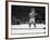 Joe Frazier Vs. Mohammed Ali at Madison Square Garden-John Shearer-Framed Premium Photographic Print