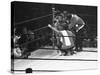 Joe Frazier Vs. Mohammed Ali at Madison Square Garden-John Shearer-Stretched Canvas