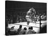 Joe Frazier Vs. Mohammed Ali at Madison Square Garden-John Shearer-Stretched Canvas