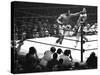 Joe Frazier Vs. Mohammed Ali at Madison Square Garden-John Shearer-Stretched Canvas
