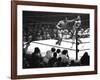 Joe Frazier Vs. Mohammed Ali at Madison Square Garden-John Shearer-Framed Premium Photographic Print