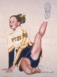 Junior High School Cheerleaders on the Grass, 2003-Joe Heaps Nelson-Giclee Print