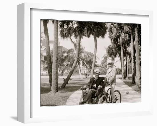 Joe Jefferson at Palm Beach, Fla.-null-Framed Photo