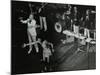 Joe Loss (Left) on Stage with His Orchestra at the Forum Theatre, Hatfield, Hertfordshire, 1986-Denis Williams-Mounted Photographic Print