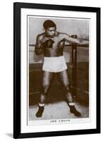 Joe Louis, American Boxer, 1938-null-Framed Giclee Print