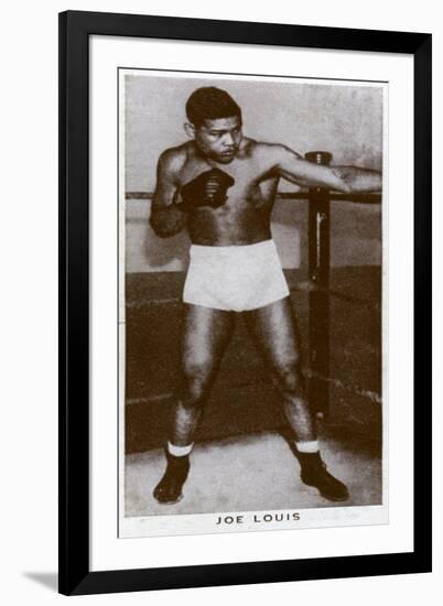 Joe Louis, American Boxer, 1938-null-Framed Giclee Print