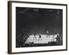 Joe Louis and Joe Walcott Boxing in Front of a Wide Eyed Crowd-Andreas Feininger-Framed Premium Photographic Print