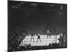 Joe Louis and Joe Walcott Boxing in Front of a Wide Eyed Crowd-Andreas Feininger-Mounted Premium Photographic Print