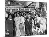 Joe Louis Fans Celebrate Louis' Victory over Tom Farr, Harlem, August 30, 1937-null-Mounted Photo