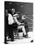 Joe Louis, Negro Boxer Fighting Perry-Peter Stackpole-Stretched Canvas