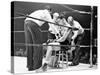 Joe Louis, Negro Boxer Fighting Perry-Peter Stackpole-Stretched Canvas