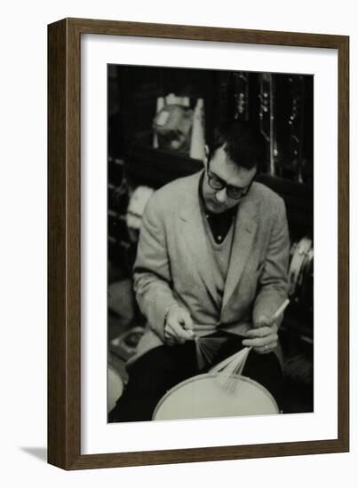 Joe Morello, Drummer with the Dave Brubeck Quartet, 1950S-Denis Williams-Framed Photographic Print