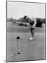 Joe Namath Playing Golf at the University of Alabama in Tuscaloosa, 1966-null-Mounted Photo