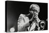 Joe Newman Playing His Trumpet, Beaulieu, Hampshire, July 1977-Denis Williams-Stretched Canvas