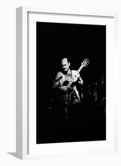 Joe Pass, Ronnie Scotts, Soho, London, 1984-Brian O'Connor-Framed Photographic Print