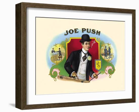 Joe Push-L.W. Keyer-Framed Art Print
