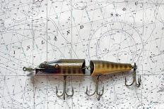 Antique Fishing Lure-Joe Quinn-Stretched Canvas