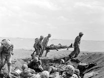 Flag Raising on Iwo Jima, c.1945-Joe Rosenthal-Lamina Framed Art Print