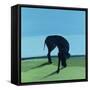 Joe's Black Dog, 1996-Marjorie Weiss-Framed Stretched Canvas