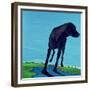 Joe's Black Dog (New View), 2000-Marjorie Weiss-Framed Giclee Print