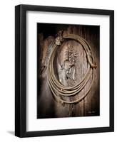 Joe’s Spurs-Barry Hart-Framed Art Print