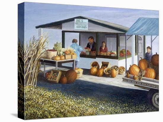 Joe's Vegetable Stand-Kevin Dodds-Stretched Canvas