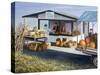 Joe's Vegetable Stand-Kevin Dodds-Stretched Canvas