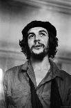 Cuban Rebel Ernesto "Che" Guevara with Lit Cigar Clenched Between Teeth and Left Arm in a Sling-Joe Scherschel-Stretched Canvas