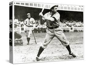 Joe Tinker of the Chicago Cubs in Action During 1906-null-Stretched Canvas