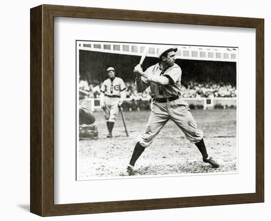 Joe Tinker of the Chicago Cubs in Action During 1906-null-Framed Giclee Print