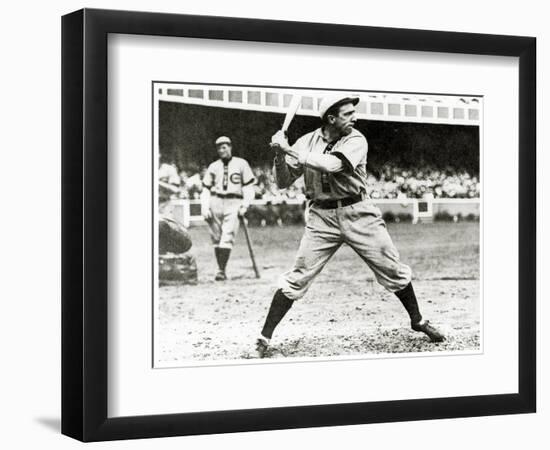 Joe Tinker of the Chicago Cubs in Action During 1906-null-Framed Giclee Print