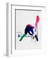 Joe Watercolor-Lora Feldman-Framed Art Print