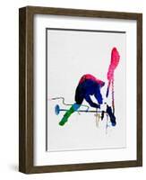 Joe Watercolor-Lora Feldman-Framed Art Print