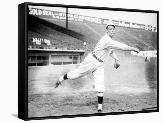 Joe Wood, Boston Red Sox, Baseball Photo No.5 - Boston, MA-Lantern Press-Framed Stretched Canvas