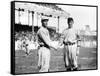 Joe Wood, Boston Red Sox & Jeff Tesreau, NY Giants, Baseball Photo - Boston, MA-Lantern Press-Framed Stretched Canvas