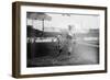 Joe Woods Boston Red Soxs Baseball Fielding Photograph - Boston, MA-Lantern Press-Framed Art Print