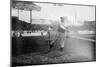 Joe Woods Boston Red Soxs Baseball Fielding Photograph - Boston, MA-Lantern Press-Mounted Art Print