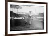 Joe Woods Boston Red Soxs Baseball Fielding Photograph - Boston, MA-Lantern Press-Framed Art Print