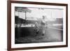 Joe Woods Boston Red Soxs Baseball Fielding Photograph - Boston, MA-Lantern Press-Framed Art Print