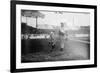 Joe Woods Boston Red Soxs Baseball Fielding Photograph - Boston, MA-Lantern Press-Framed Art Print