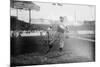 Joe Woods Boston Red Soxs Baseball Fielding Photograph - Boston, MA-Lantern Press-Mounted Art Print
