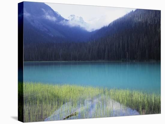 Joffre Lakes Provincial Park, Lower Joffre Lake Color by Glacial Silt-Christopher Talbot Frank-Stretched Canvas