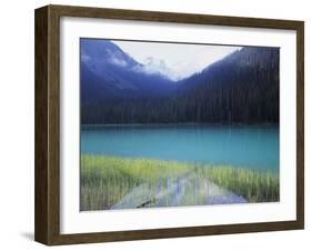 Joffre Lakes Provincial Park, Lower Joffre Lake Color by Glacial Silt-Christopher Talbot Frank-Framed Premium Photographic Print