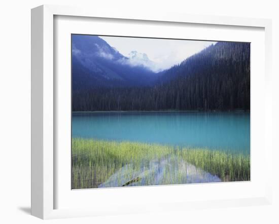 Joffre Lakes Provincial Park, Lower Joffre Lake Color by Glacial Silt-Christopher Talbot Frank-Framed Premium Photographic Print