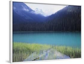 Joffre Lakes Provincial Park, Lower Joffre Lake Color by Glacial Silt-Christopher Talbot Frank-Framed Photographic Print