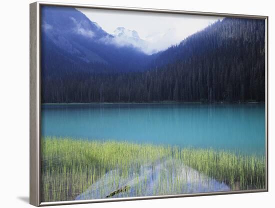 Joffre Lakes Provincial Park, Lower Joffre Lake Color by Glacial Silt-Christopher Talbot Frank-Framed Photographic Print