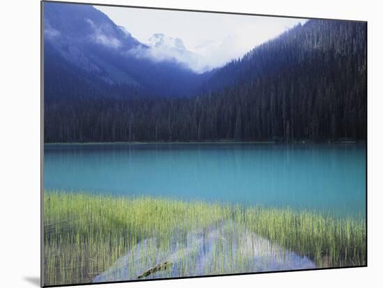 Joffre Lakes Provincial Park, Lower Joffre Lake Color by Glacial Silt-Christopher Talbot Frank-Mounted Photographic Print