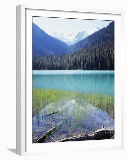 Joffre Lakes Provincial Park, Lower Joffre Lake Color by Glacial Silt-Christopher Talbot Frank-Framed Premium Photographic Print