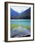 Joffre Lakes Provincial Park, Lower Joffre Lake Color by Glacial Silt-Christopher Talbot Frank-Framed Photographic Print