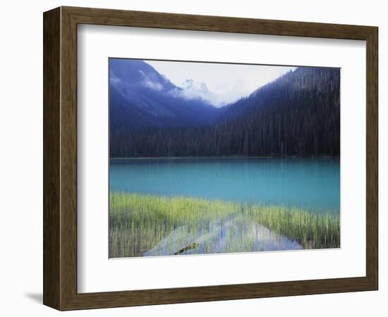 Joffre Lakes Provincial Park, Lower Joffre Lake Color by Glacial Silt-Christopher Talbot Frank-Framed Photographic Print